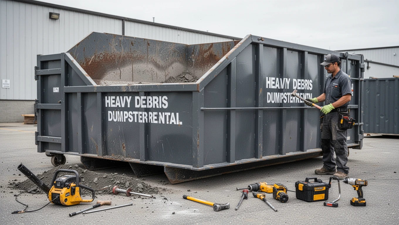 Heavy Debris Dumpster Rental