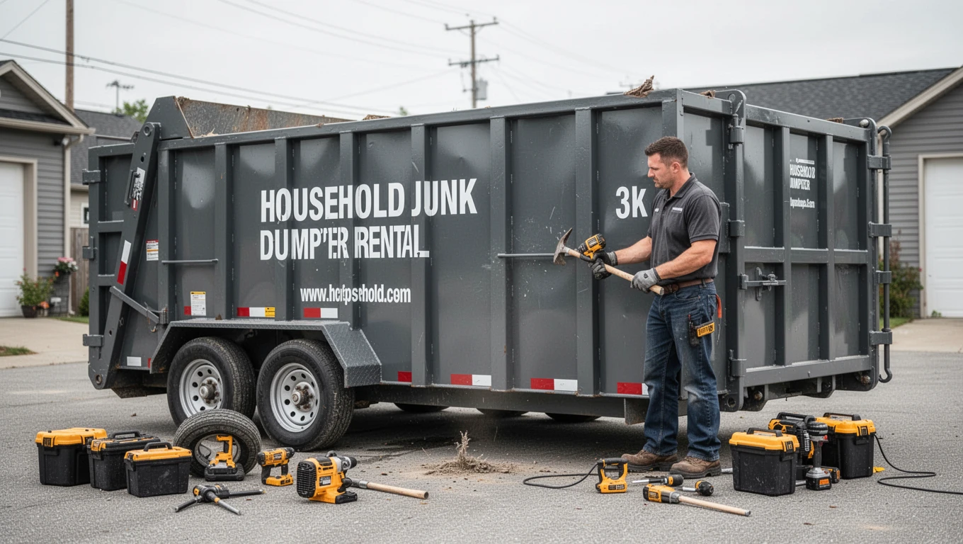 Household Junk Dumpster Rental
