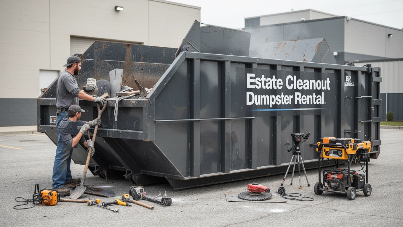 Estate Cleanout Dumpster Rental